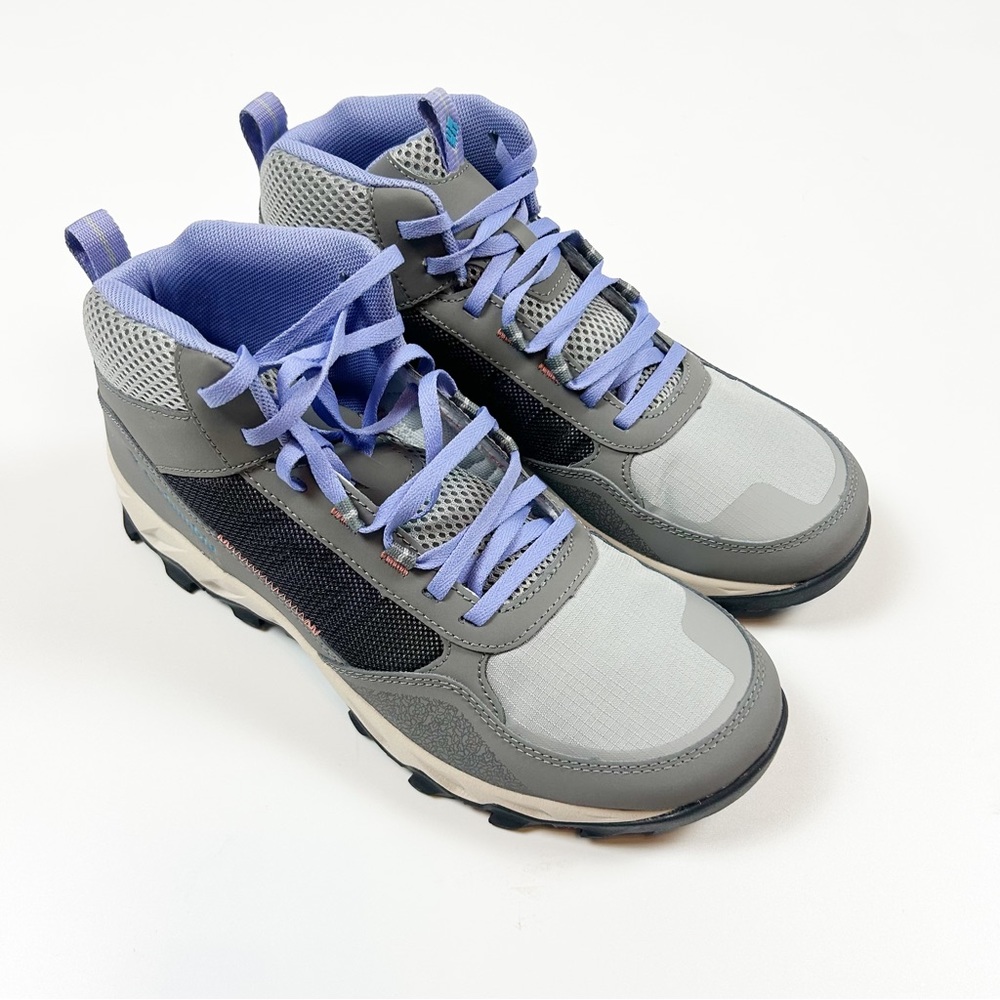 Stylish Gray and Purple Women's Sneakers